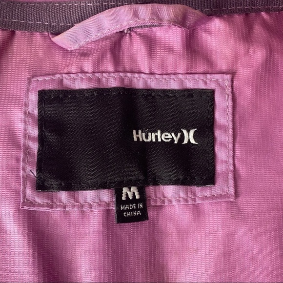 Hurley Lilac/Lavender Lightweight Jacket. Size Medium - Picture 5 of 5